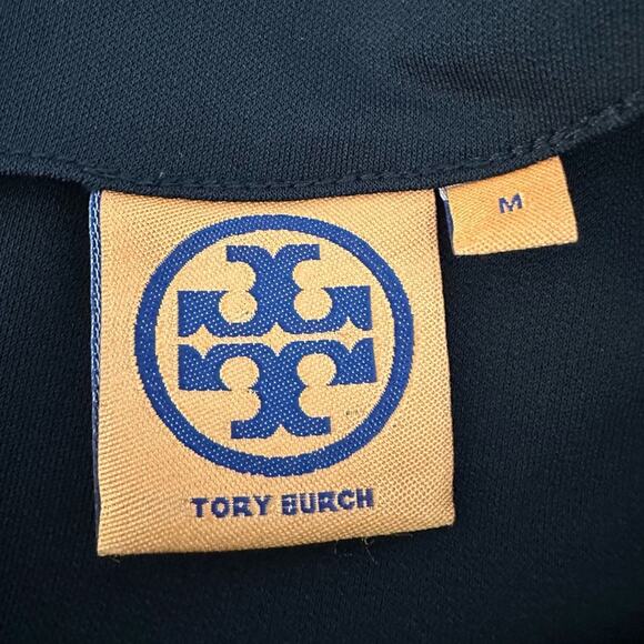 Tory Burch Sequin Sleeve  Black Dress Sheath MEDIUM Designer Cocktail Party - Picture 9 of 16